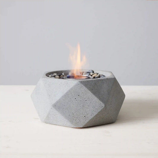 Geo Tabletop Fire Bowl
