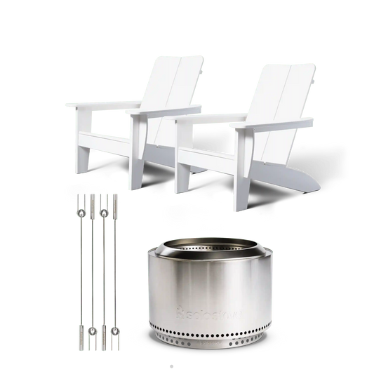 Yukon 27" Fire Pit Deluxe Deck Bundle