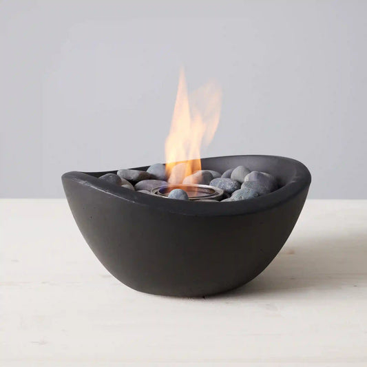 Wave Tabletop Fire Bowl